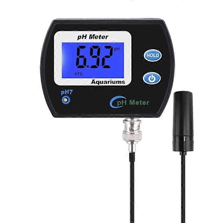 Nøjagtig PH-måler til akvarium Multi-parameter vandkvalitetsmonitor Online PH-måler Acidometer EU