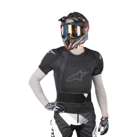 Lichaamsbeschermer met Korte Mouwen Alpinestars Sequence Protection Zwart Zwart S