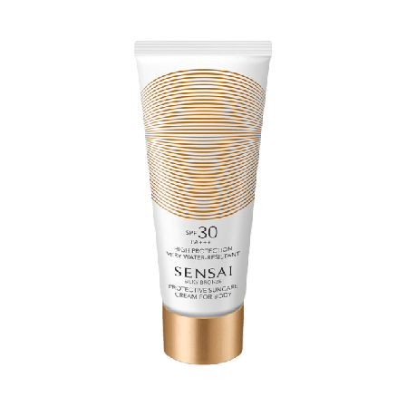 Sensai Silky Bronze Protective Cream Body SPF30 Solskydd & solvård Dam 150 ML
