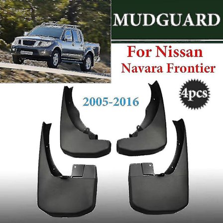 Høykvalitets Sprutlapper for Nissan Navara Frontier Brute D40 2005~2016 Biltilbehør Skvettlapper Auto Reservedeler Llwl