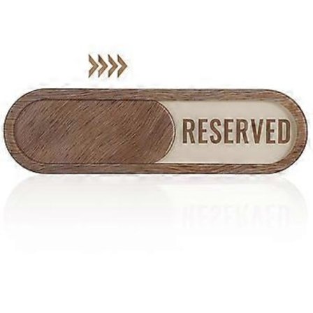 1 Sarja Varattu Vapaa Kyltti Liukukyltti Kokoushuoneeseen Salonkiin Yksityishuoneisiin Liimalla