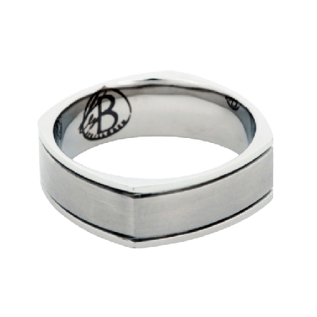 by BILLGREN Clifford Ring Steel Accessoarer Herr Silver 21 mm
