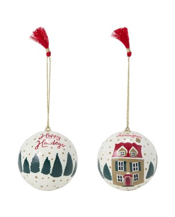 Lexington Julgranskulor i papier-maché (set om 2)