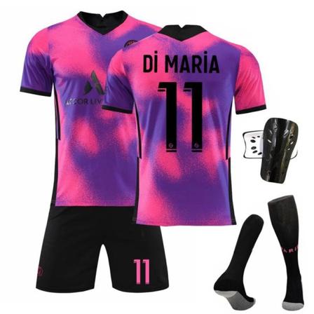2021 Paris Saint-Germain vieraspelipaita nro 7 Mbappe jalkapallopaita nro 4 Ramos paita nro 30 Messi puku PSG No. 11 Socks & Gear 16#