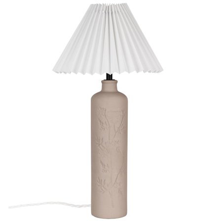 Globen lighting Flora Mud bordlampe, 46 cm' - 'Beige og hvitt