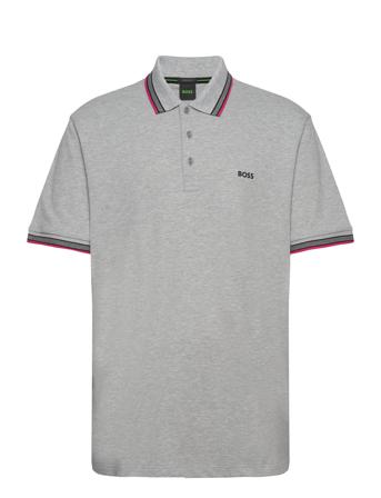 Paddy Polos Short-sleeved Grå BOSS*Betinget Tilbud