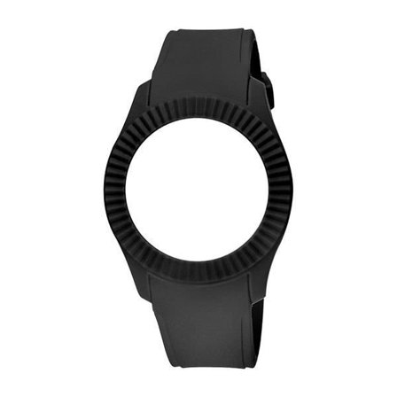 Armbånd - WATX & COLORS - COWA3000 - Silikone - Sort - Kompatibel MASKINE M (43 mm)