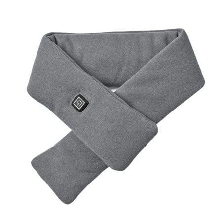 Unisex puuvillainen sähkölämmitteinen huivi 3 lämpötila-asetuksella, USB-ladattava kaulansuoja lämmitin kylmällä säällä