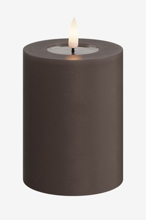 DeluxeHomeart - LED-søjlelys 7,5x10 cm - Brun - Lys - Fra Homeroom