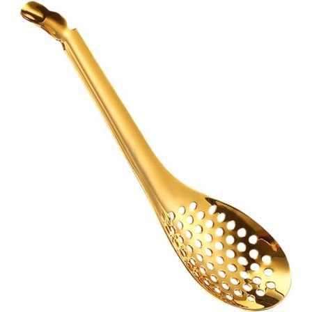 Kaviarske, Molekylær slidske Perforeret Ske Cavia i rustfrit stål