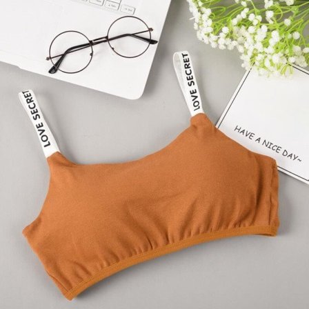 IC 3-rads spänne tryckt hängsel Dam BH Andas bomull Thi Ginger