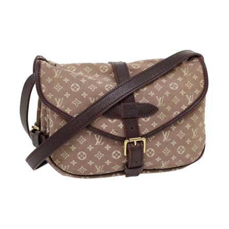 Louis Vuitton Vintage Pre-owned Saumur Taske Lilla, Dame Vintage Tasker, Størrelse: ONE Size