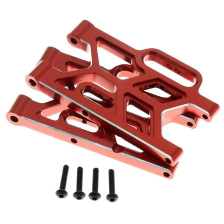 Forakselarm i Aluminium Legering Ara330789 Til Arrma 1/8 Mojave RC Bil Opgraderet Del Rød