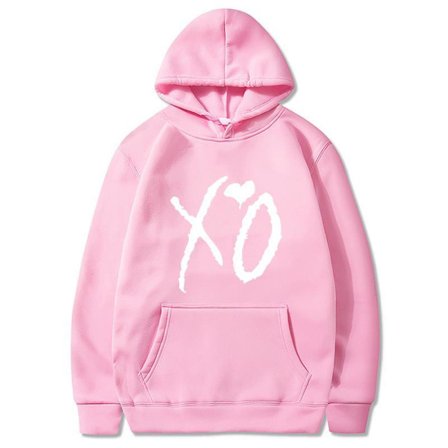 Hip Hop Høst / Vinter Hette Genser XO Love Pattern Style 10 H