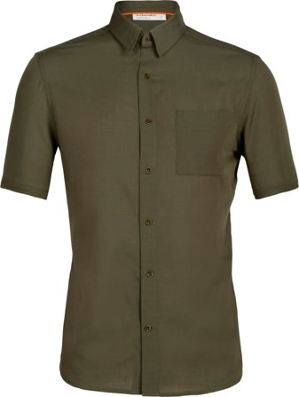 Icebreaker Men's Steveston Short Sleeve Shirt Men short-sleeved shirts Green L