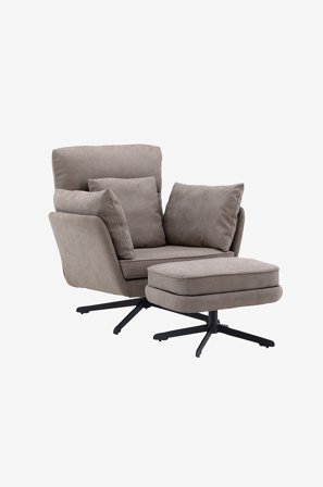 Venture Home - Lenestol Madrid - Grå - Lenestoler - Fra Homeroom