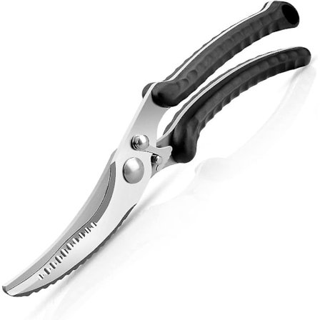 Køkkensaks Rustfrit Stål Kraftig Skarp Stor Professionel Multifunktionel til Fjerkræ Kød Urter Mad Fisk Ben