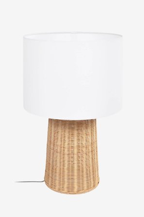 Kave Home - Pöytävalaisin Kimjit - Valkoinen - Pöytävalaisimet - - Homeroom