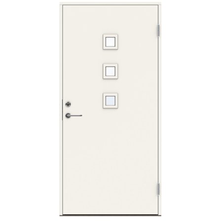 Swedoor P-1100 Ytterdörr vit (S 0502-Y) 888x1980 mm, Dörrar