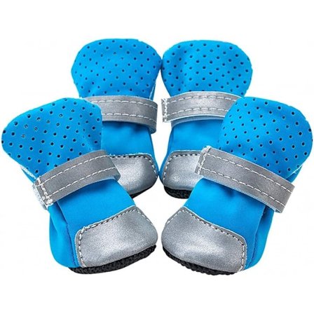 Vandtætte hunde- og kattesko til vinter, varme hvalpesokker, reflekterende, skridsikre regn- og sne-dyrestøvler til beskyttelse af poter til små hunde