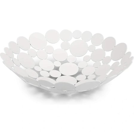 Frugtkurv i jern, kreativ borddekoration, dekorativ frugtskål til køkkenbord, rund opbevaringsskål-FA-