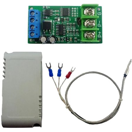 DC 8-25V PT100 Platina Termisk Motstand til RS485 Temperaturkonverter Modbus RTU RTD Sensor Modulsett PTA9B01