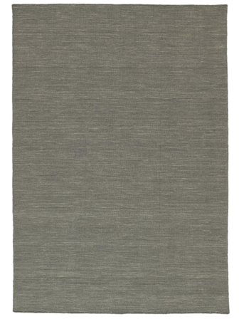 Dywan Wełniany Jednobarwny Handloom Flat Ciemnoszary