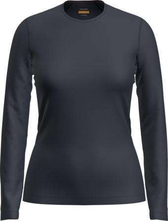 Icebreaker - 200 Oasis LS Crewe - Naisten - kerrastopaita - Midnight Navy- Kerrastopaidat - Naisten