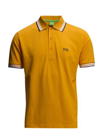 Paddy Polos Short-sleeved Keltainen BOSS