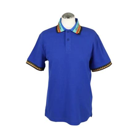 Versace Pre-owned Pre-owned Cotton tops , Blauw , Dames , Maat: S