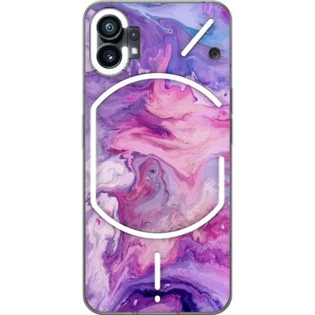 Yhteensopiva Puhelinkuori Nothing Phone (1) Marmori Lila