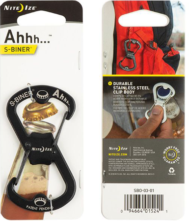 Nite Ize S-Biner Ahhh Black