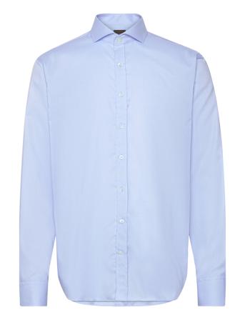 Reg Fit Cut Away Non Iron Twill Oscar Jacobson Blue