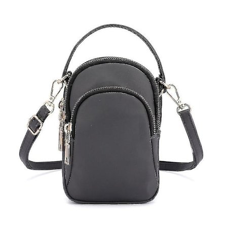 Kvinders Crossbody Tasker Vandafvisende Nylon Lille Mobiltelefonpung Smartphone Tegnebog Med Praktisk Bære