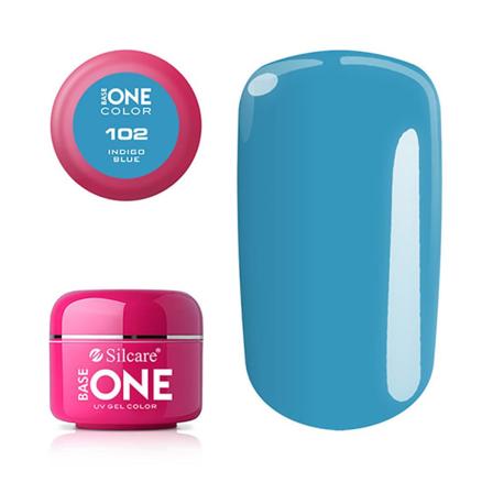 Base one - Farve - UV Gel - Indigo Blue - 102 - 5 gram Blue