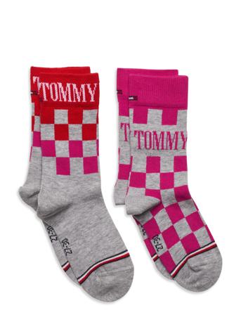Th Kids Sock 2P Racercheck Socks & Tights Socks Multi/mønstret Tommy Hilfiger