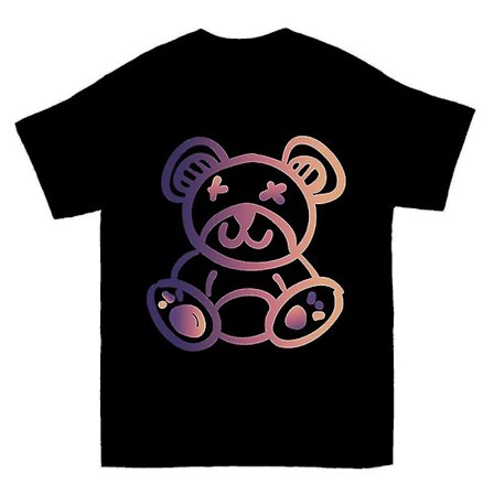 Djur färgglad Teddy Bear Söt T-shirt