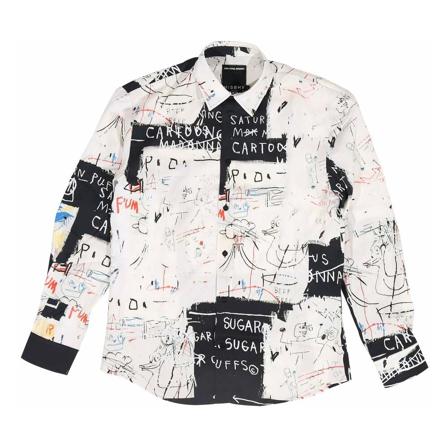 Misbhv, Casual Shirts Wit, Heren, Maat:L
