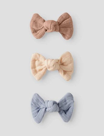 Lil'Atelier Nmfacc-Torina 3 Pack Hair Clips Lil - Beige - ONE SIZE