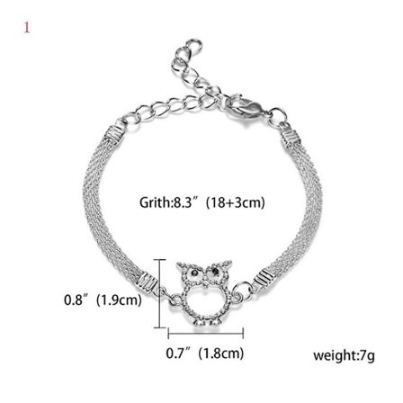 Unisex Berlock Infinity Armband Koppar Silverpläterad Djurarmband