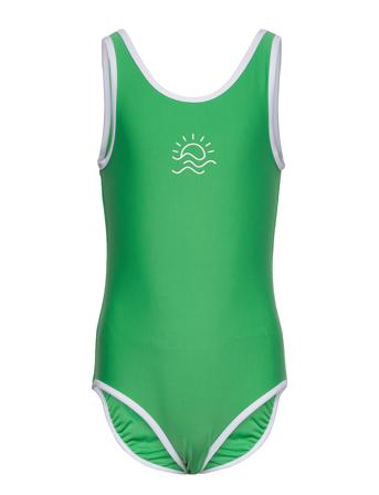 Kids Recycled Swim -Piece Green GAP