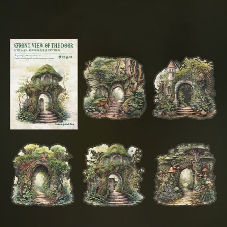 Scrapbook Stickers Vintage Sticker 6 6