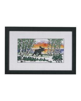 Broderikit Billede Elg - Permin