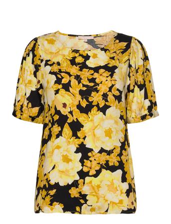 Rosanna 2/4 Top Printed Yellow Soft Rebels