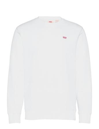 New Original Crew White Sweat-shirt Tröja Vit LEVI ́S Men