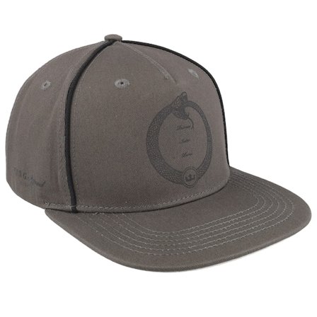 King Apparel - Grey snapback Czapka Z Daszkiem - Legacy Cap Black Snapback @ Hatstore
