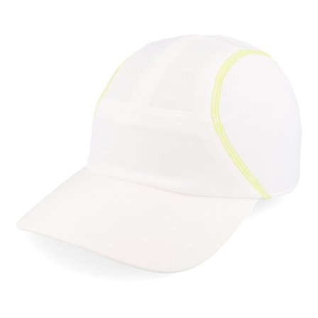 Lacoste - White 5panel Czapka Z Daszkiem - Blanc Jaune White 5-Panel @ Hatstore