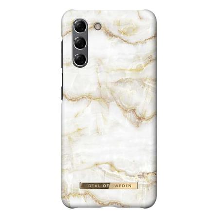 iDeal Of Sweden Samsung Galaxy S22+ Case - Golden Pearl Marble Gold