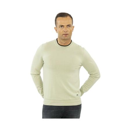 PS By Paul Smith, Round-neck Knitwear Beige, Heren, Maat:L