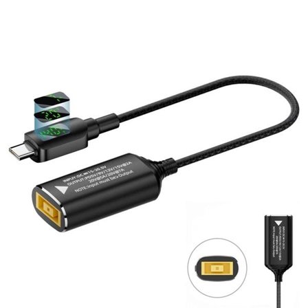 Lenovo USB-C 140 W PD-ladeadapter med digital skjerm
